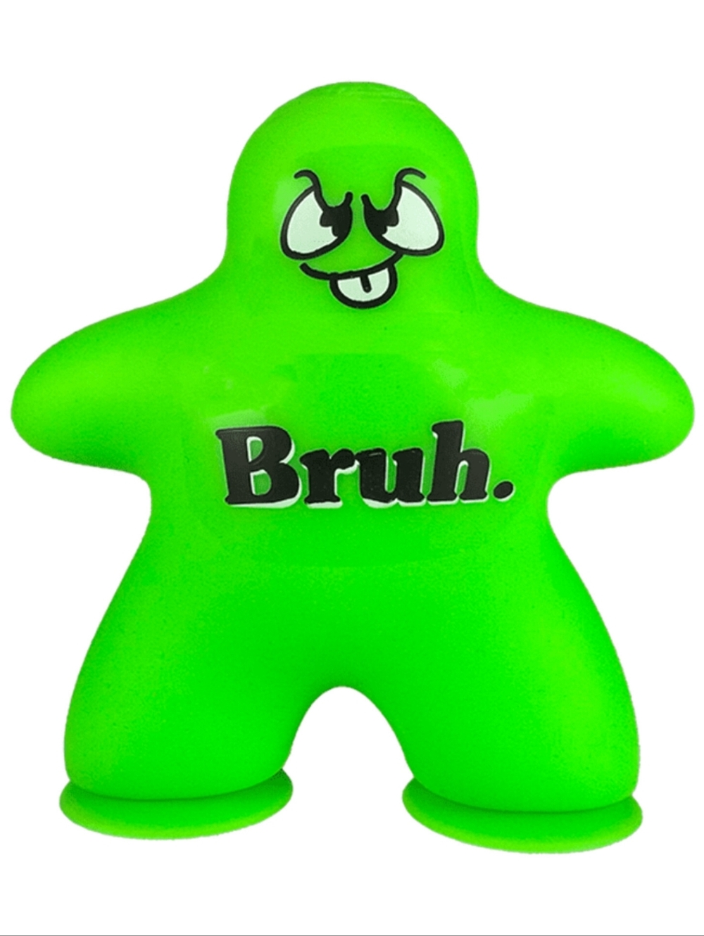 Bruh Squishy Squish Figure Kids Fidget Toy (Green)
